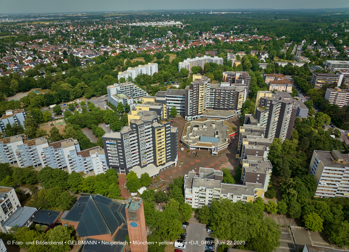 22.06.2023 - Marx-Zentrum und Umgebung in Neuperlach